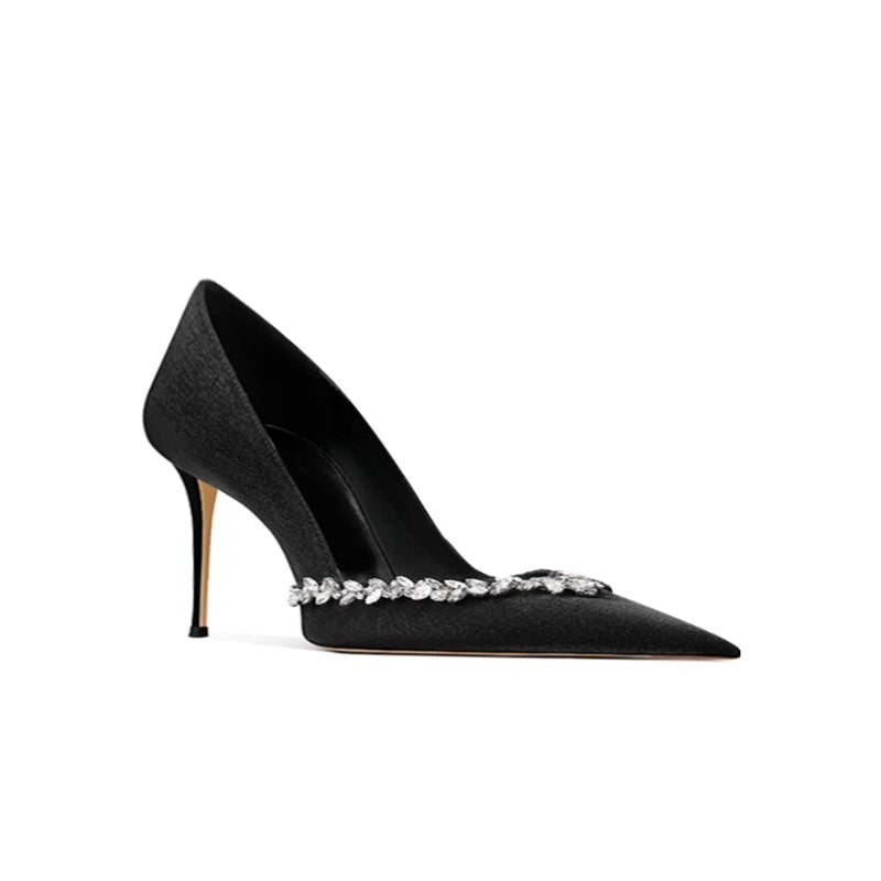 VAISO Diamante Mid Heel Pumps - 6cm