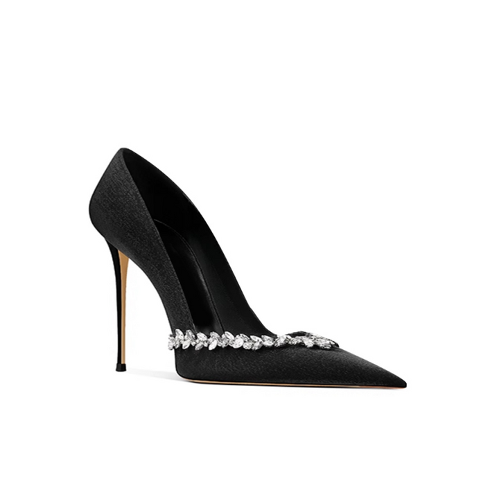 VAISO Diamante Mid Heel Pumps - 8cm