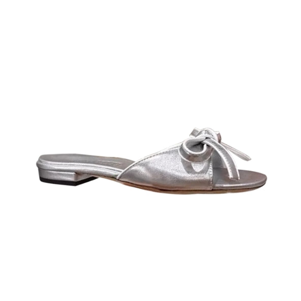VASEL Bow Flat Slippers Slides