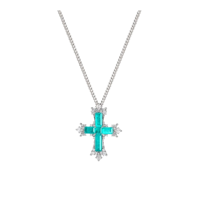 VATRU Diamante Cross Necklace - Large