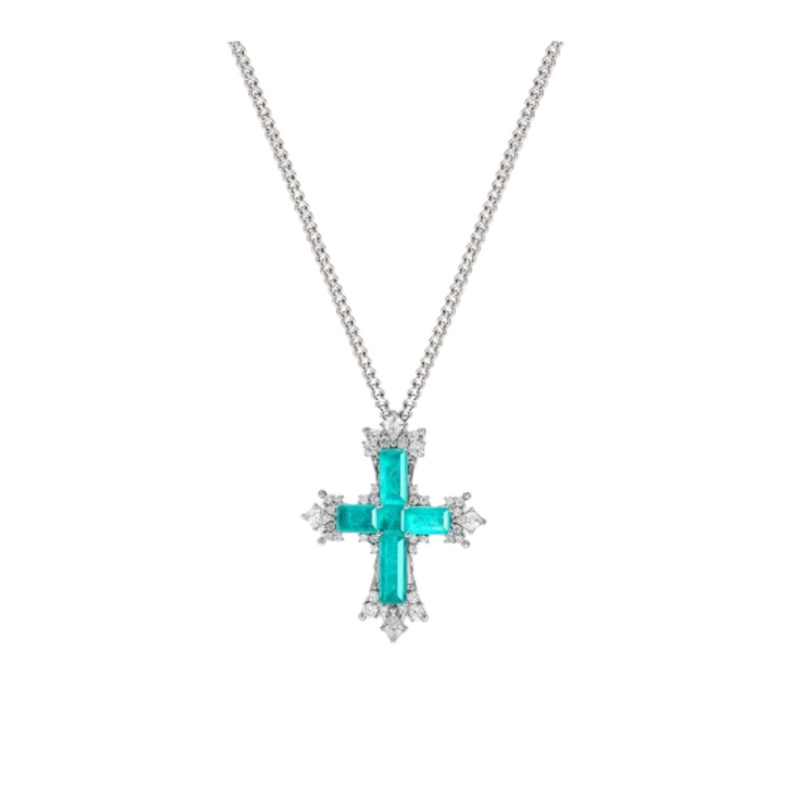 VATRU Diamante Cross Necklace - Large