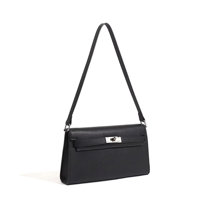 VECMI Metal Lock Cross Body Bag