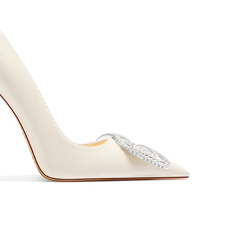VEINA Diamante Buckled High Heel Pumps - 10cm