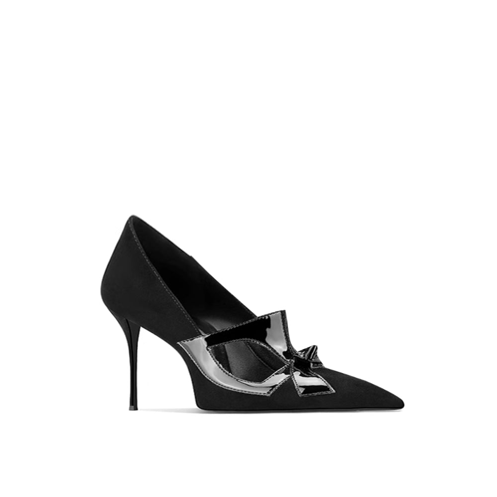 VEINO Cut Out Mid Heel Pumps - 6cm
