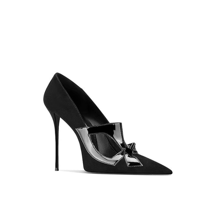 VEINO Cut Out Mid Heel Pumps - 8cm