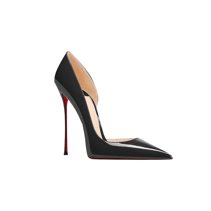 VEKUA Patent Leather High Heel Pumps - 10cm