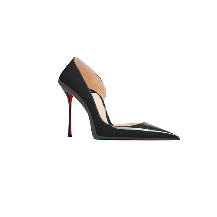 VEKUA Patent Leather Mid Heel Pumps - 6cm