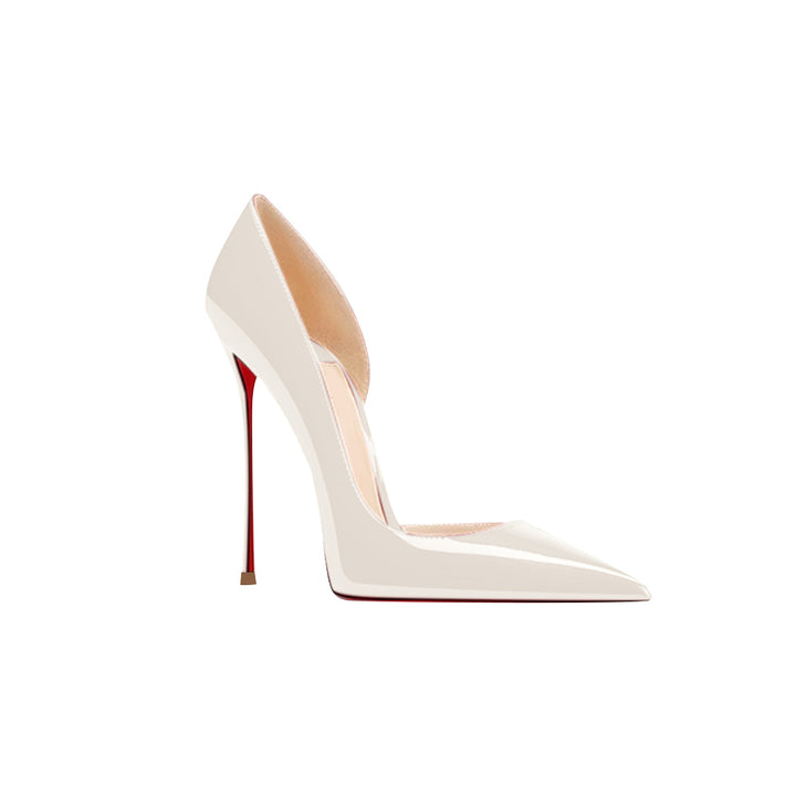 VEKUA Patent Leather High Heel Pumps - 10cm
