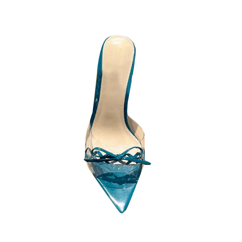VERUB Bow PVC Mules Sandals