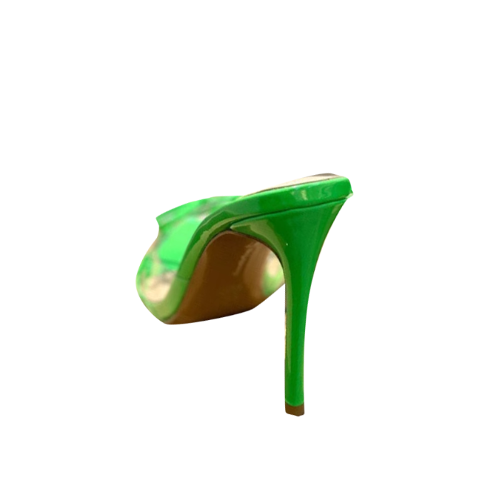 VERUB Bow PVC Mules Sandals