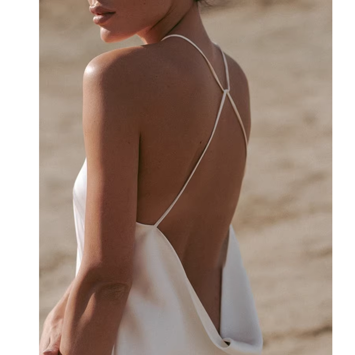 VIERU Backless Maxi Dress
