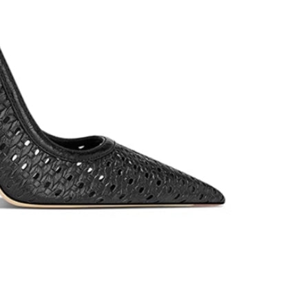 VLERA Cut Out Mid Heel Sandals - 6cm