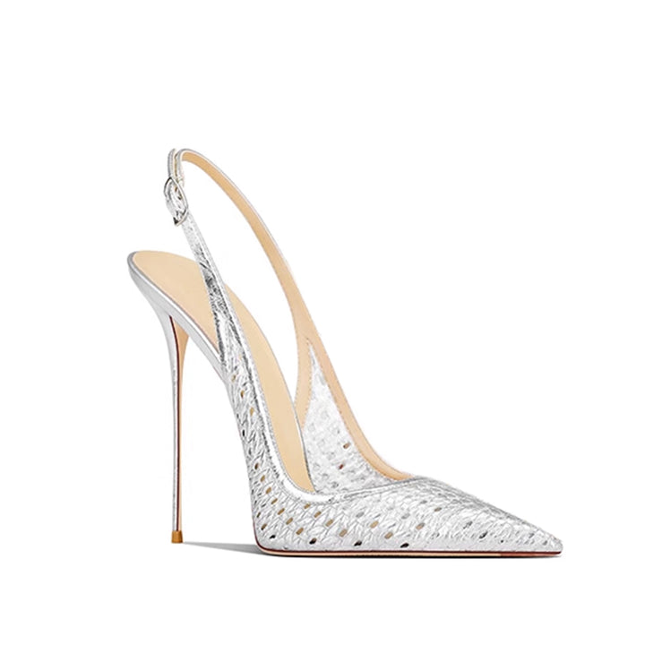 VLERA Cut Out High Heel Sandals - 10cm