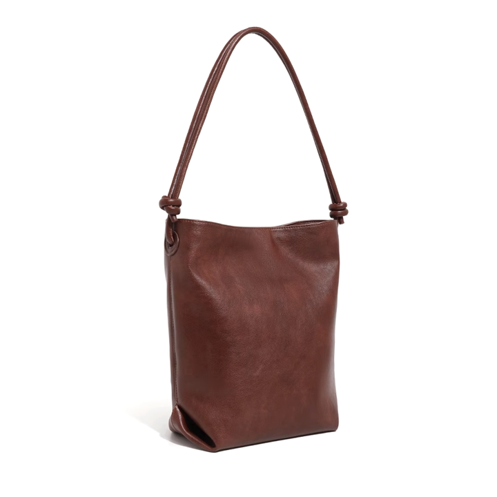 VOLRE Leather Bucket Bag