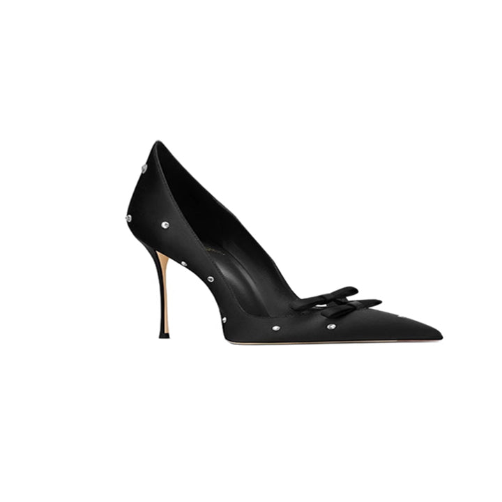 VONMI Diamante Mid Heel Pumps - 6cm