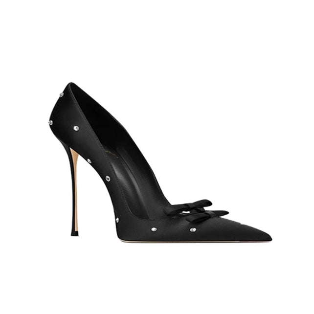 VONMI Diamante Mid Heel Pumps - 8cm