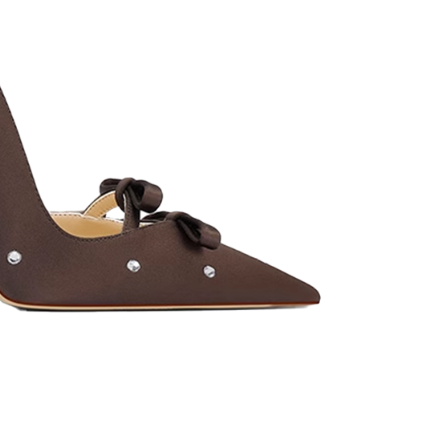 VONMI Diamante Mid Heel Pumps - 8cm