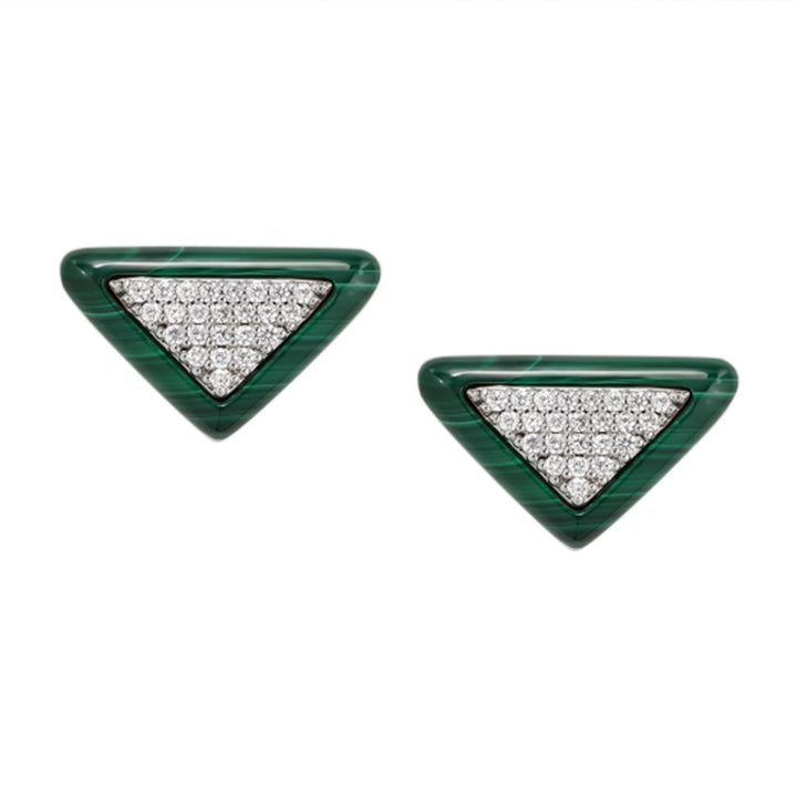 VORSA Diamante Triangle Earrings - Pair