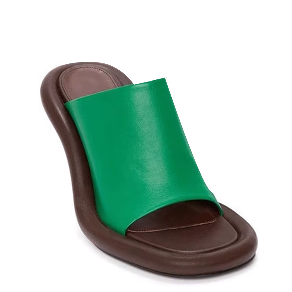 VUKAS Bi-Color Mules Sandals