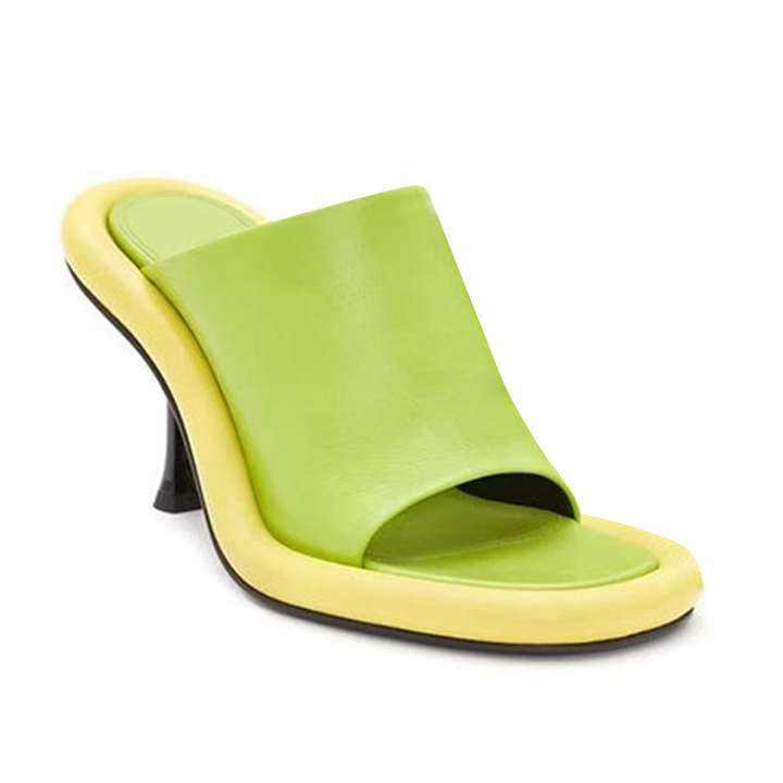 VUKAS Bi-Color Mules Sandals