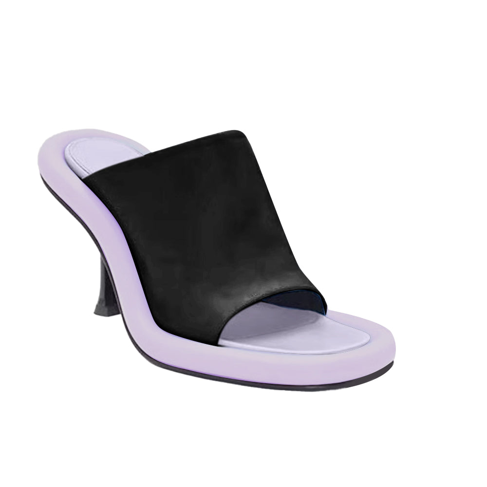 VUKAS Bi-Color Mules Sandals