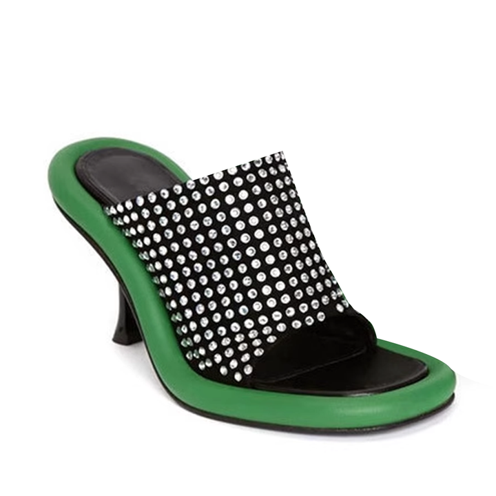 VUKAS Diamante Mules Sandals