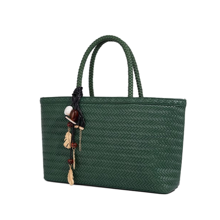 VUSTI Braided Oversized Tote Bag