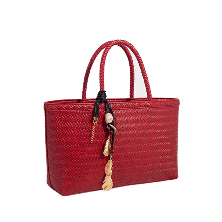 VUSTI Braided Oversized Tote Bag