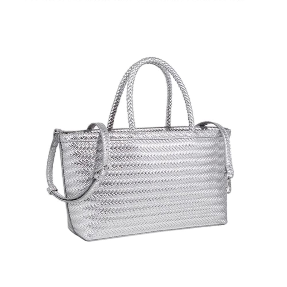 VUSTI Braided Oversized Tote Bag