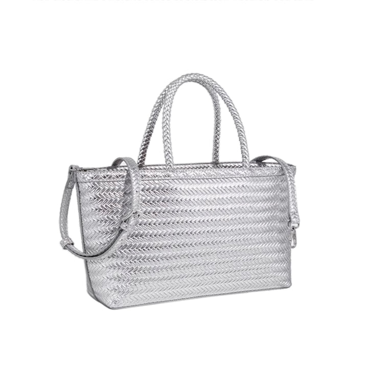 VUSTI Braided Oversized Tote Bag