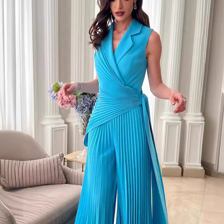 YATRU Fold Wide Leg Jumpsuit
