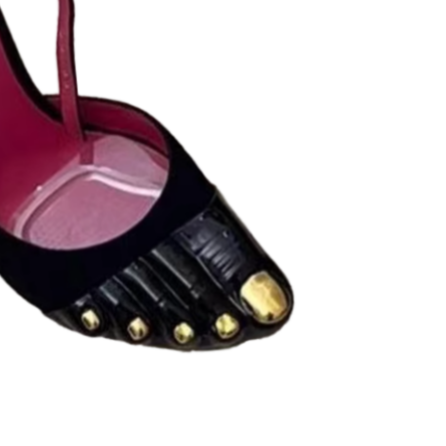 ZACRE Toe Detailed Statement High Heel Sandals