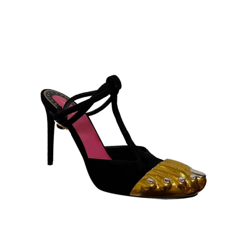 ZACRE Toe Detailed Statement High Heel Sandals