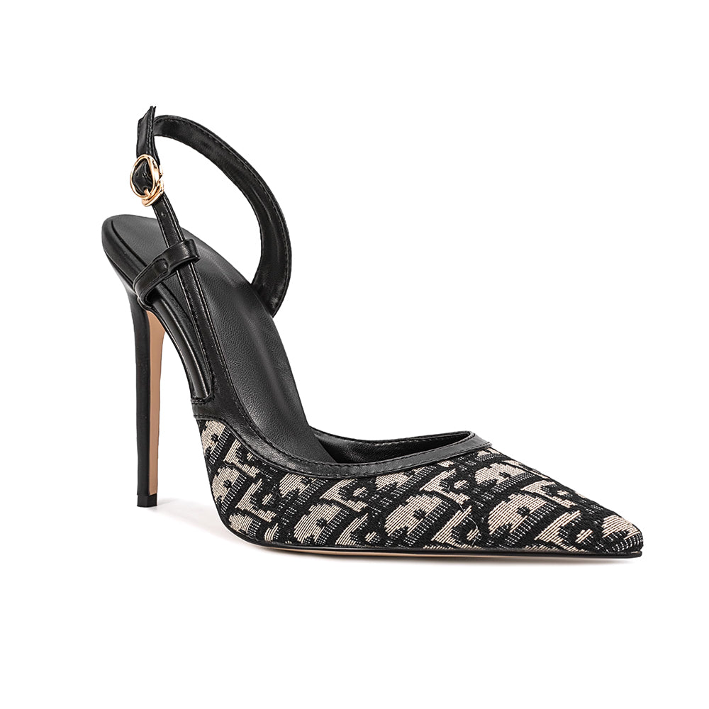 ZETVO Slingback High Heel Sandals - 10cm