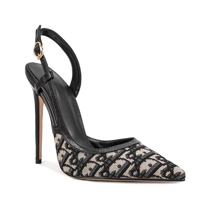 ZETVO Slingback High Heel Sandals - 12cm