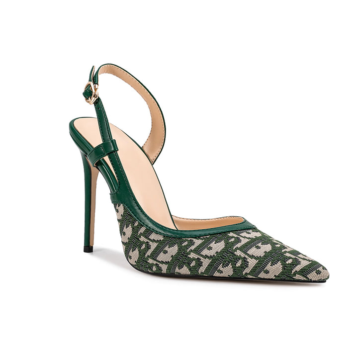 ZETVO Slingback High Heel Sandals - 10cm