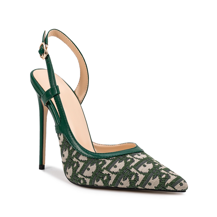 ZETVO Slingback High Heel Sandals - 12cm