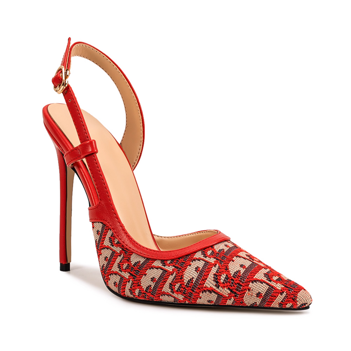 ZETVO Slingback High Heel Sandals - 12cm