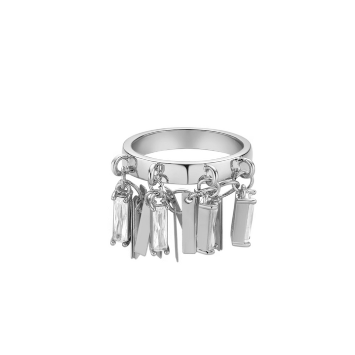 ZUOTI Diamante Fringed Ring