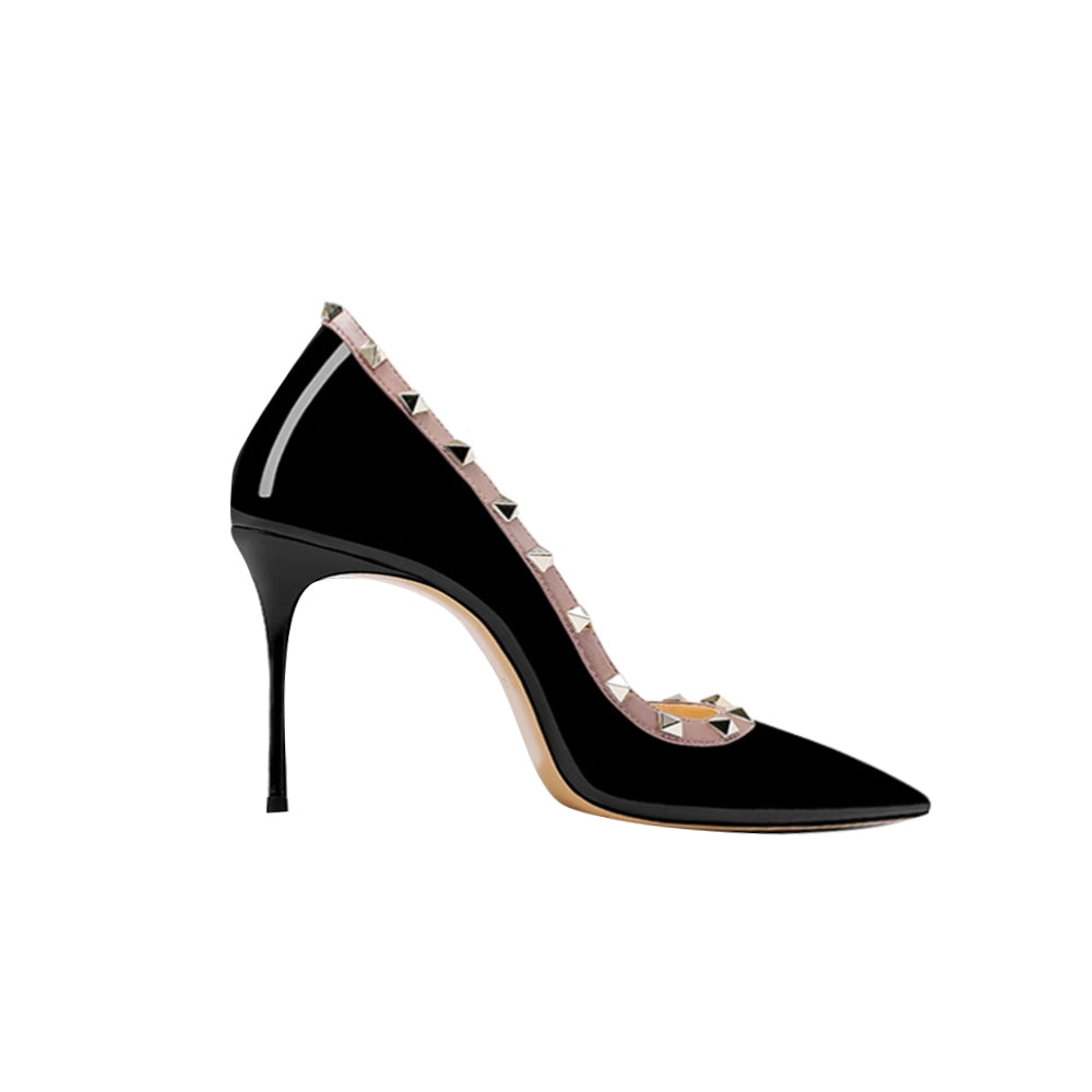 TOICA Studded Mid Heel Pumps - 6cm
