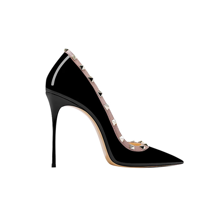 TOICA Studded Mid Heel Pumps - 8cm