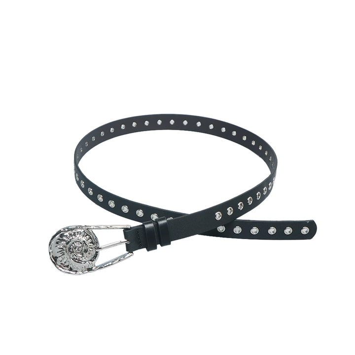TEVKI Metal Embellished Girdle Belt