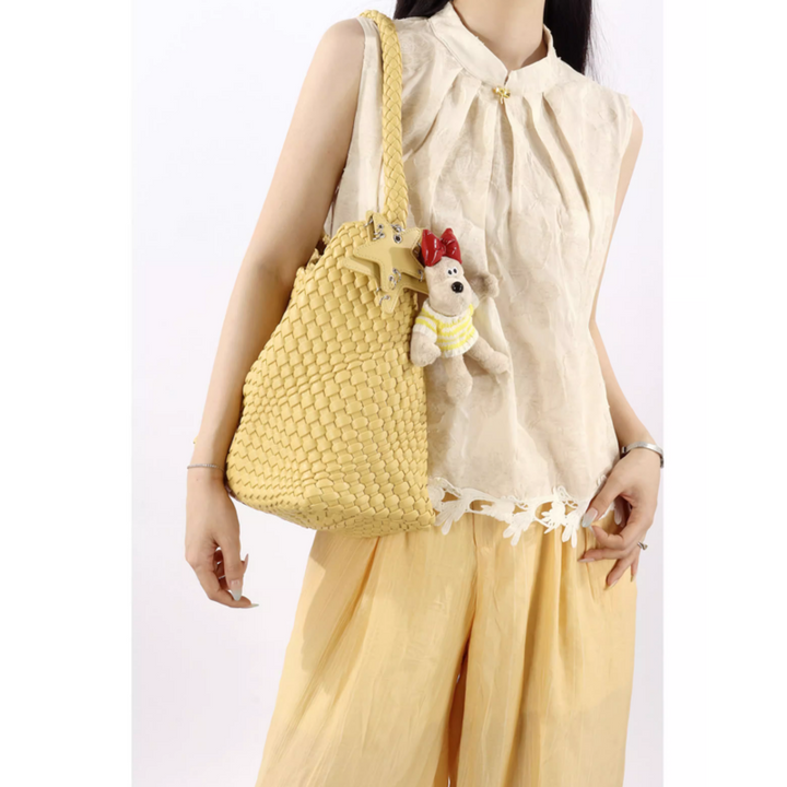 FAVRI Braided Tote Bag - Large