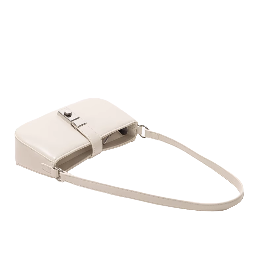 HEBEV Metal Lock Cross Body Bag