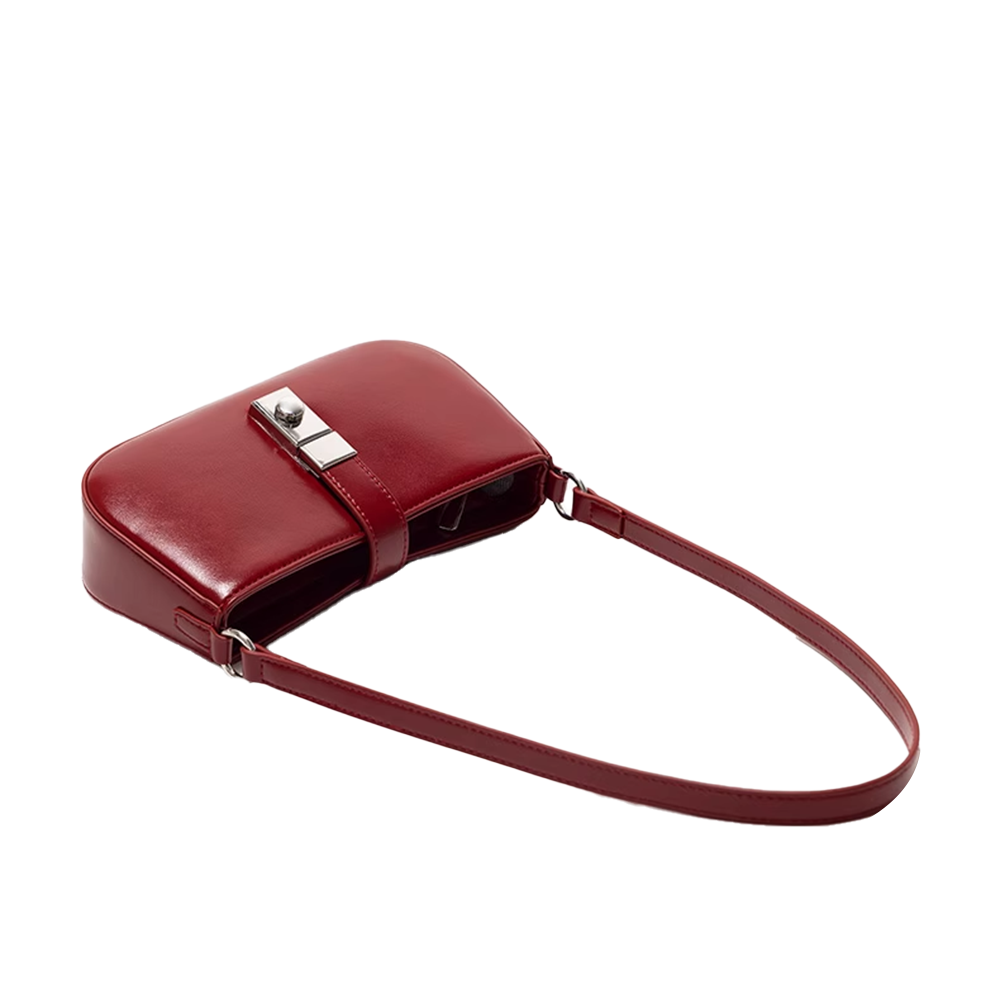 HEBEV Metal Lock Cross Body Bag