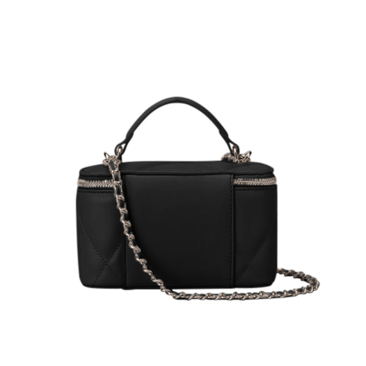 KURVO Heart Detailed Quilted Cross Body Bag