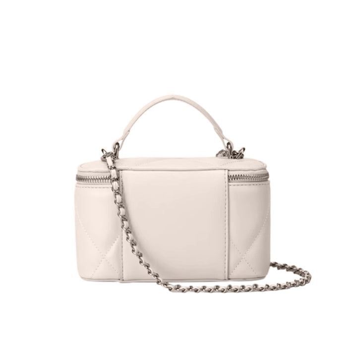 KURVO Heart Detailed Quilted Cross Body Bag