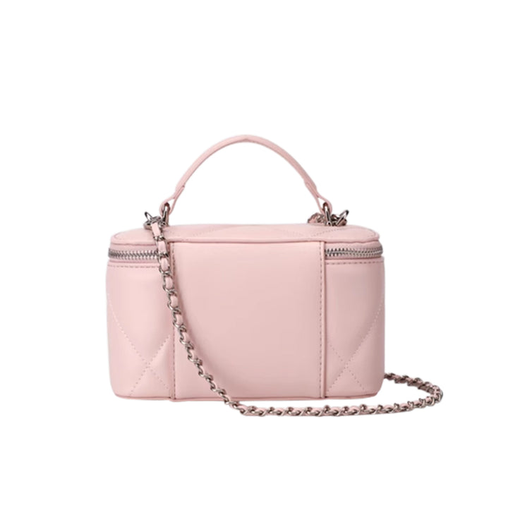 KURVO Heart Detailed Quilted Cross Body Bag