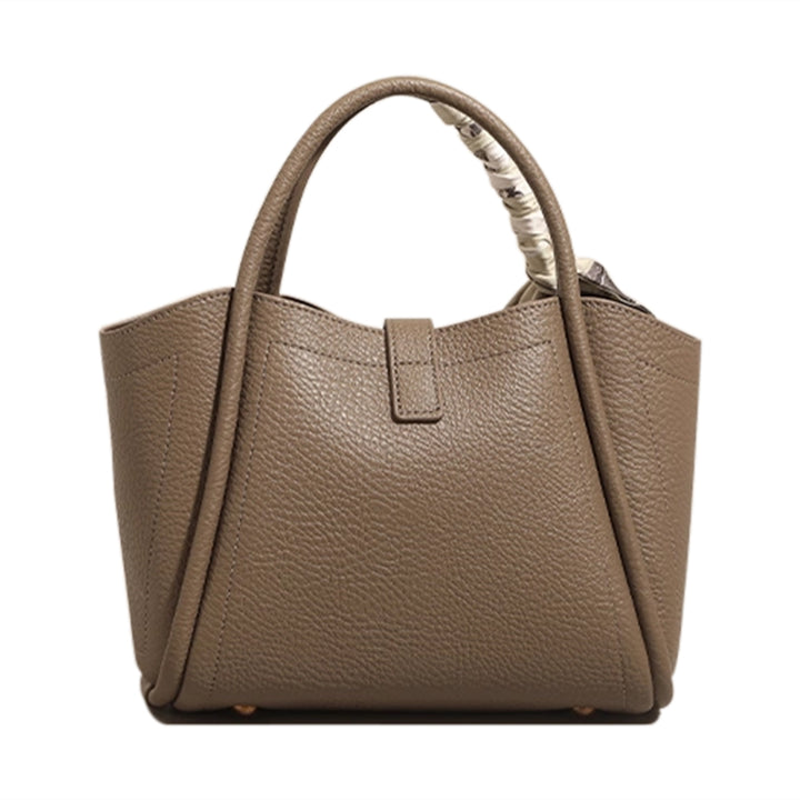 NAVTO Scarf Metal Lock Tote Bag