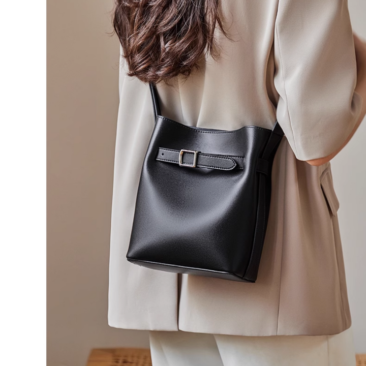 SADIO Buckled Bucket Bag